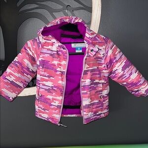 Columbia Vibrant Pink Patterned Jacket